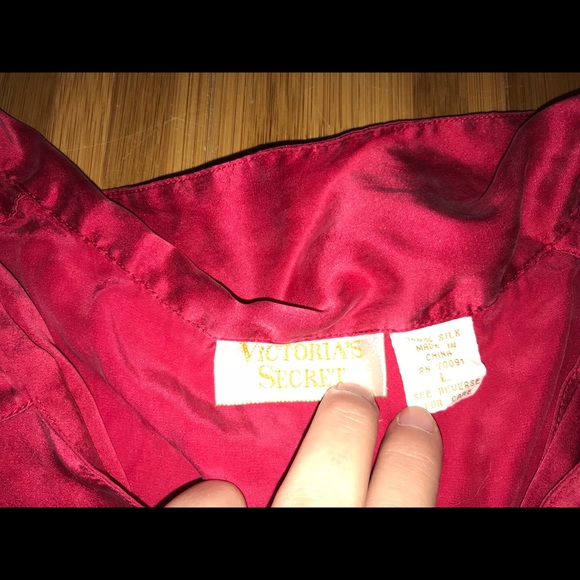 silky button up pj shirt - Picture 5 of 5